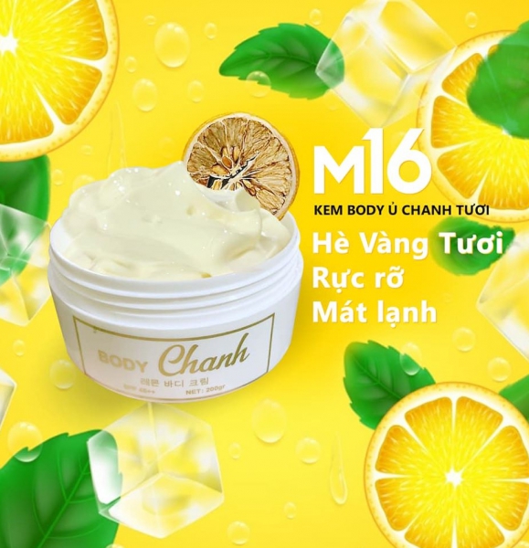 Kem Body Ủ Chanh Tươi M16