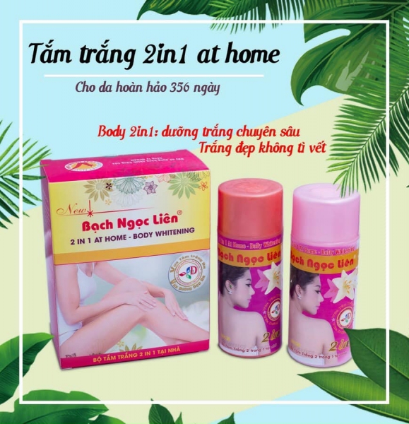 Tắm Trắng Bạch Ngọc Liên 2in1 Tại Nhà