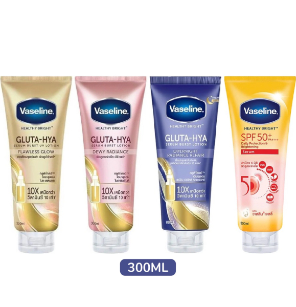 Sữa Dưỡng Thể Vaseline Healthy Bright Gluta-Hya Serum Burst Lotion