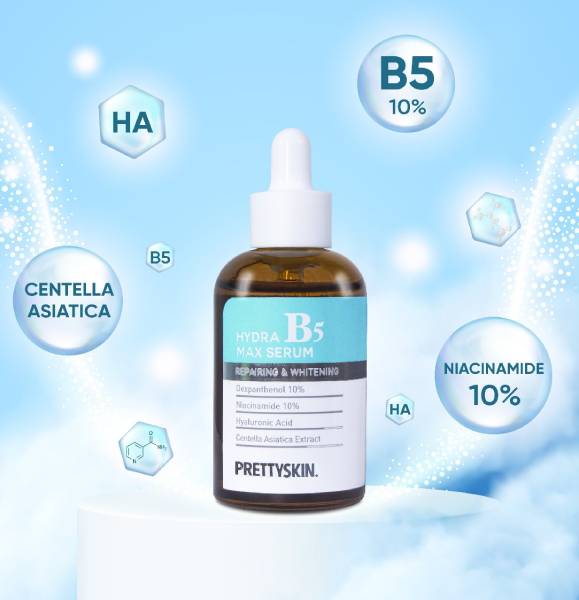 Tinh Chất Phục Hồi Dưỡng Trắng Prettyskin Hydra B5 Max Serum