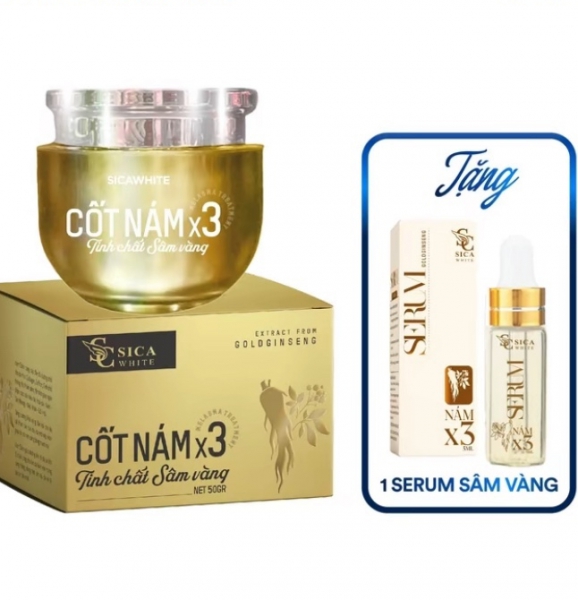 Cốt Nám X3 Tinh Chất Sâm Vàng Sicawhite